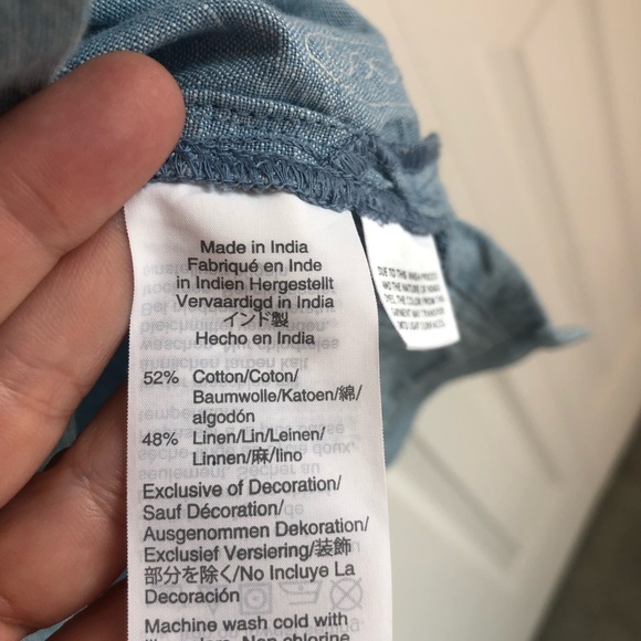 J.Crew chambray tunic - Picture 4 of 5